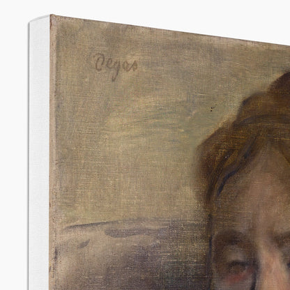 Young Woman With Hand Over Her Mouth, Edgar Degas, 1875 Canvas Ramble &amp; Roam