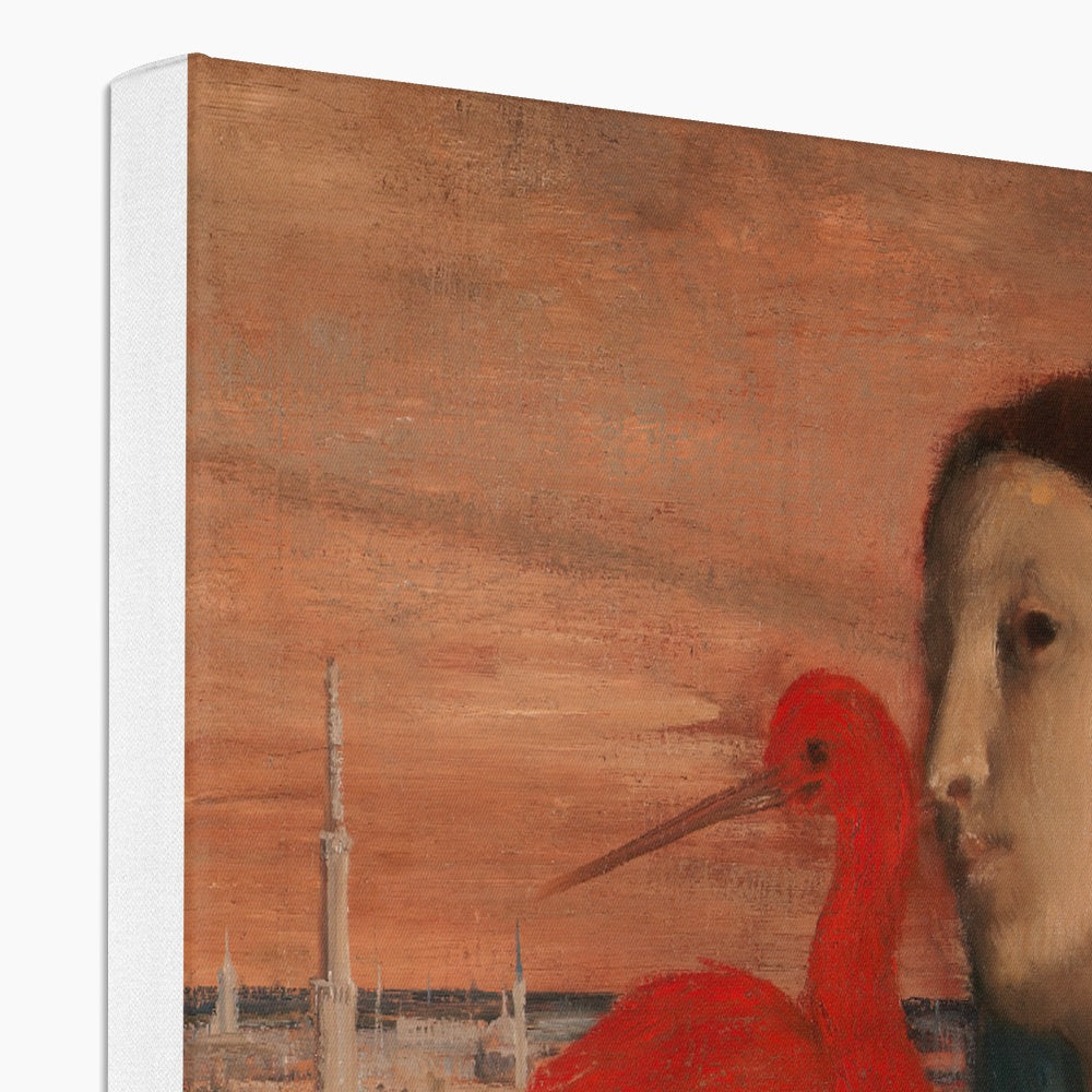 Young Woman with Ibis, Edgar Degas, 1857-62 Canvas Ramble & Roam