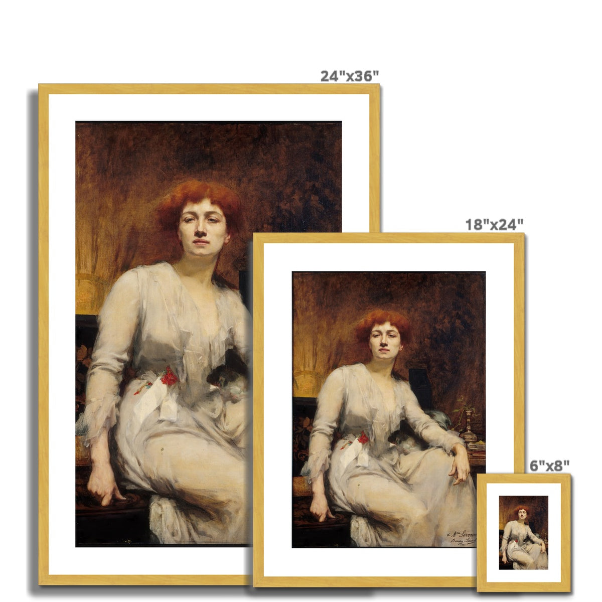 Antique Framed & Mounted Print