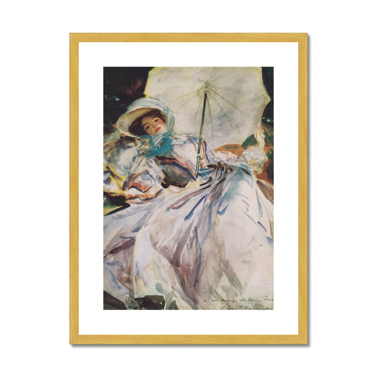 singersarg1 Antique Framed & Mounted Print