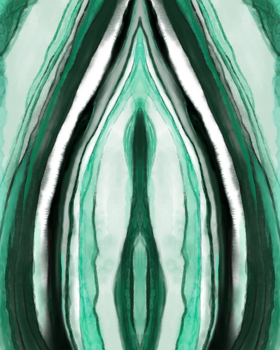 Malachite watercolor Ramble & Roam