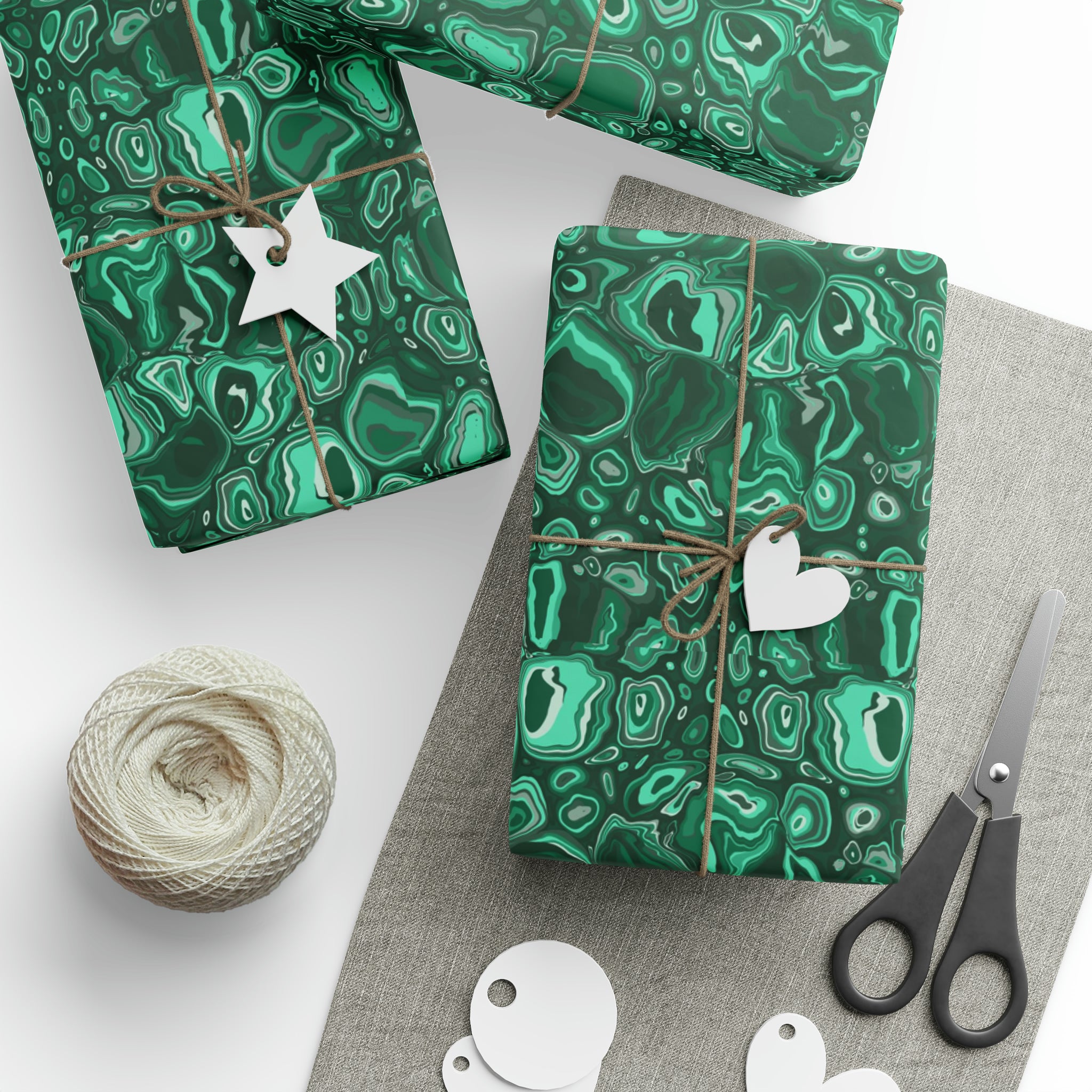Malachite Wrapping Papers