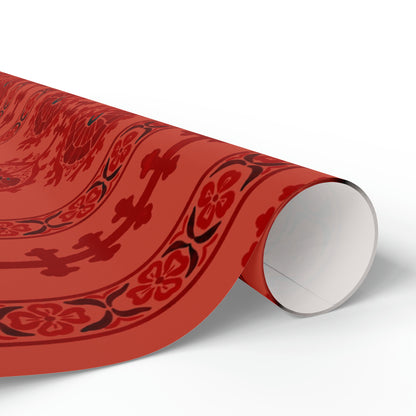 Red suzani Wrapping Papers