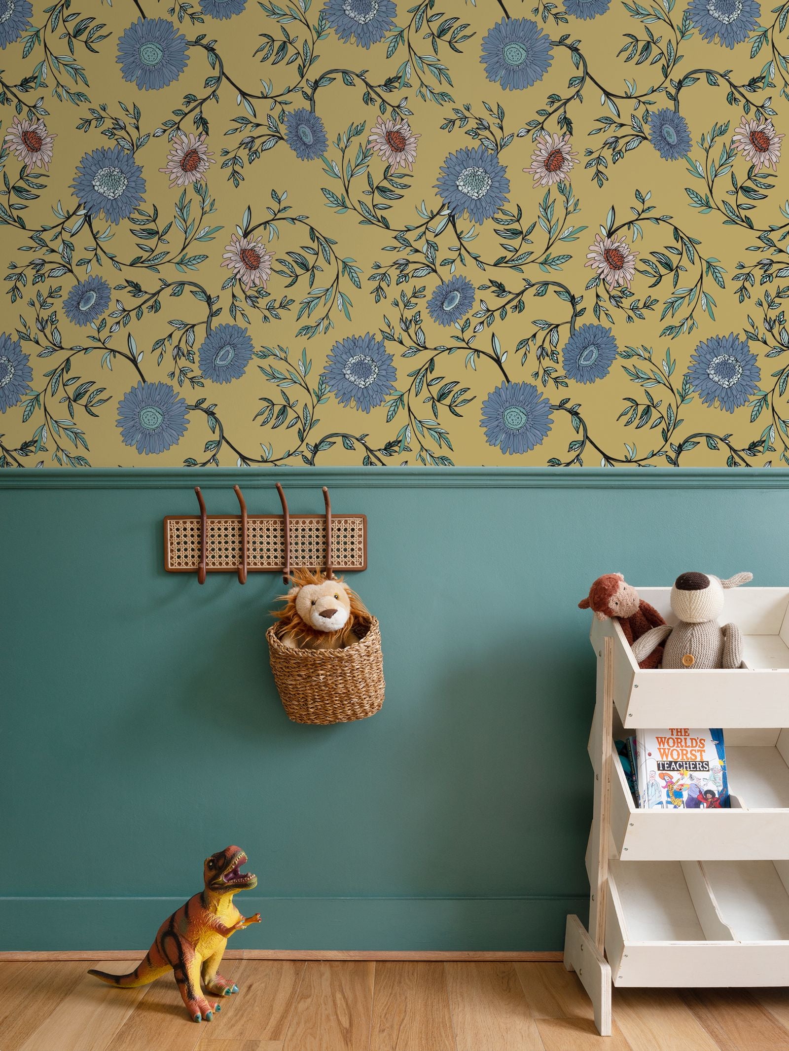 Chrysanthemum Wallpaper, Savannah Yellow