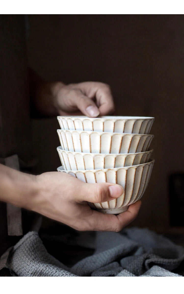 Handcrafted Ridged Bowl