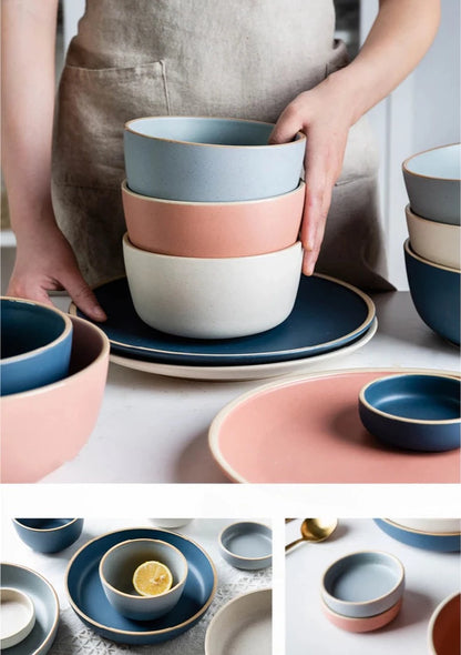 Soft Matte Japanese Dinnerware Set