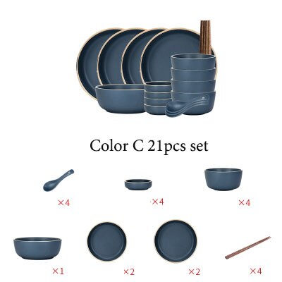 Soft Matte Japanese Dinnerware Set