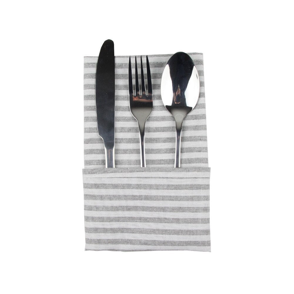 Pin Striped Linen Napkins