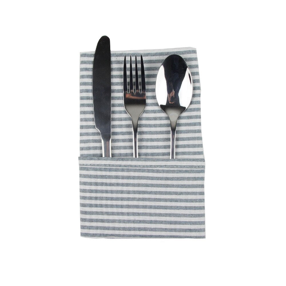 Pin Striped Linen Napkins