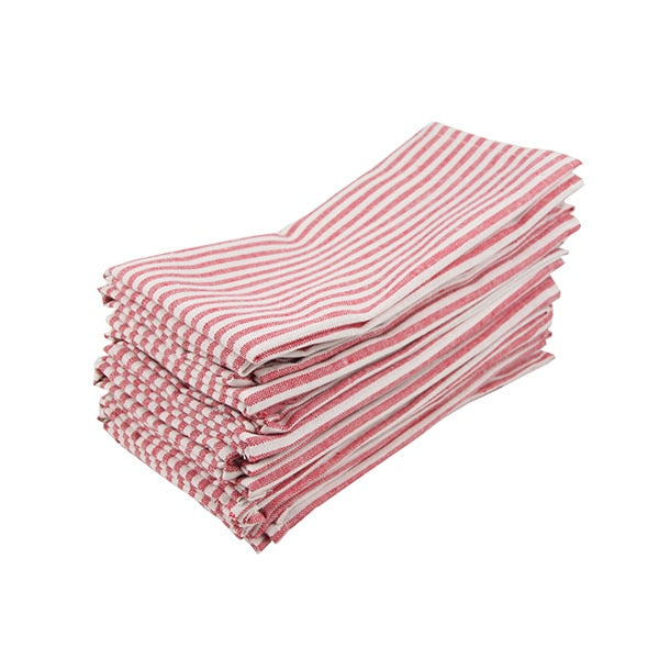 Pin Striped Linen Napkins