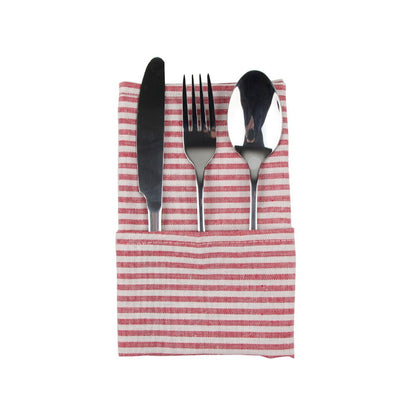 Pin Striped Linen Napkins