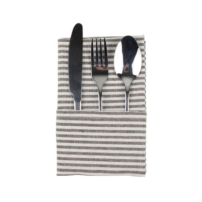 Pin Striped Linen Napkins