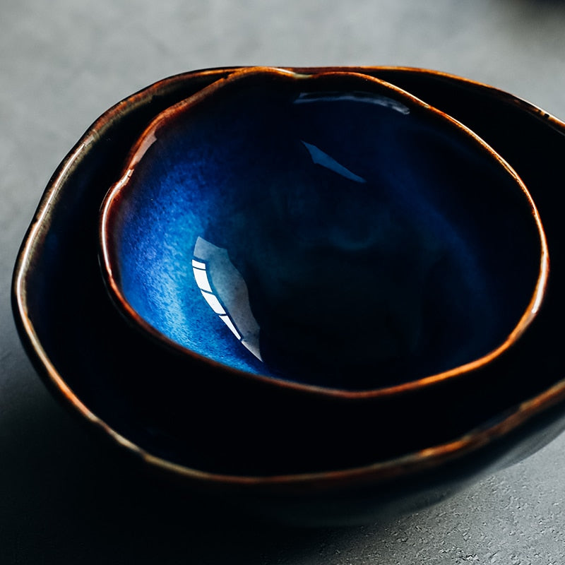 Cat’s Eye Japanese Handthrown Bowls