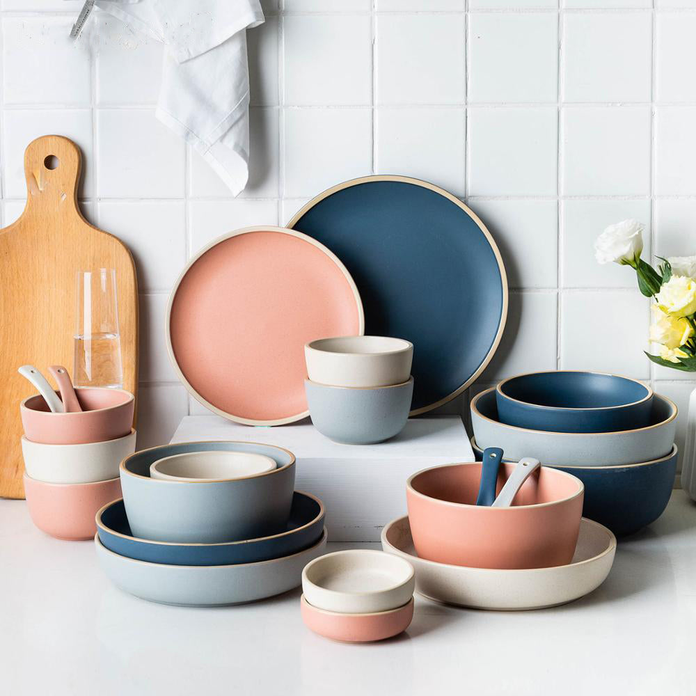 Soft Matte Japanese Dinnerware Set