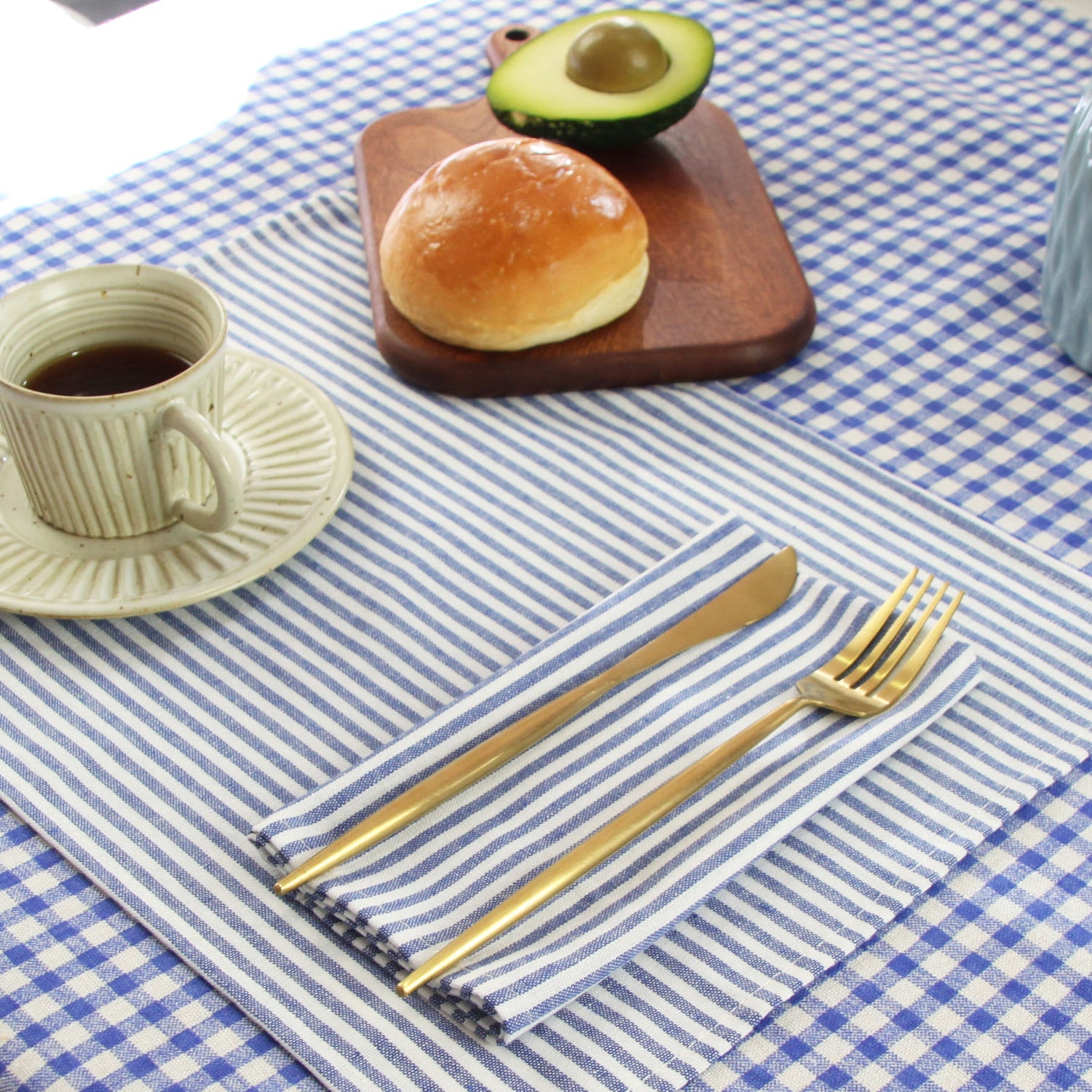 Pin Striped Linen Napkins