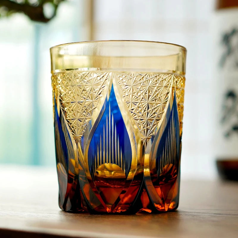 Delicate Bohemian Czech Crystal Glasses