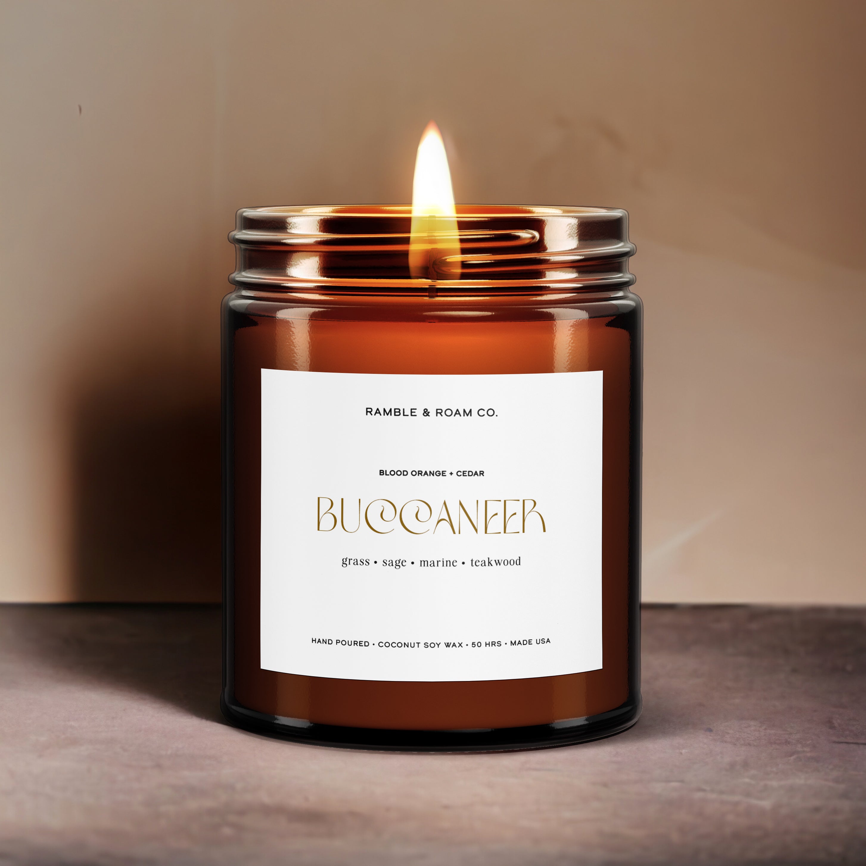 Buccaneer Candle Hand Poured 9oz.