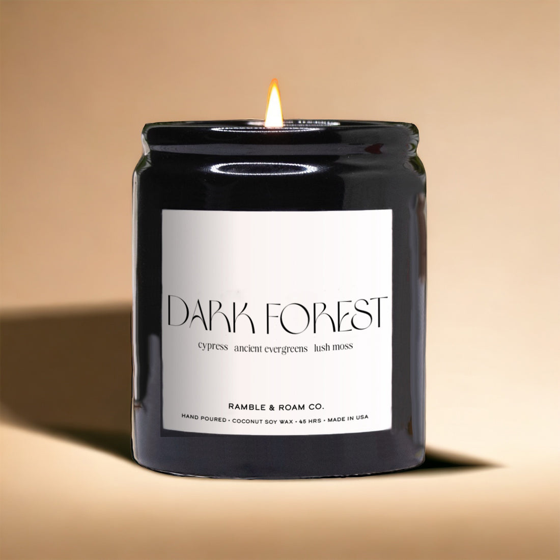 Dark Forest Candle Hand-Poured Coconut Soy Wax