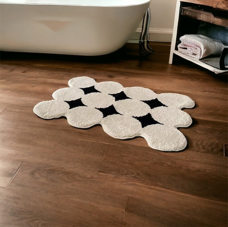 Mosaic Geometry Bath Mat