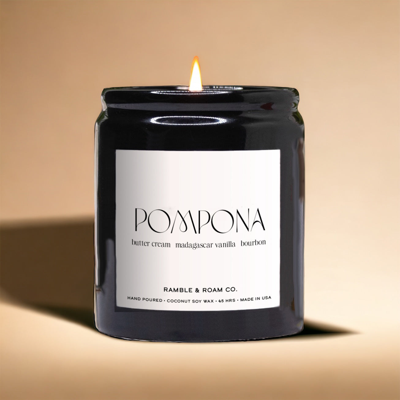 Pompona Candle, Hand-Poured