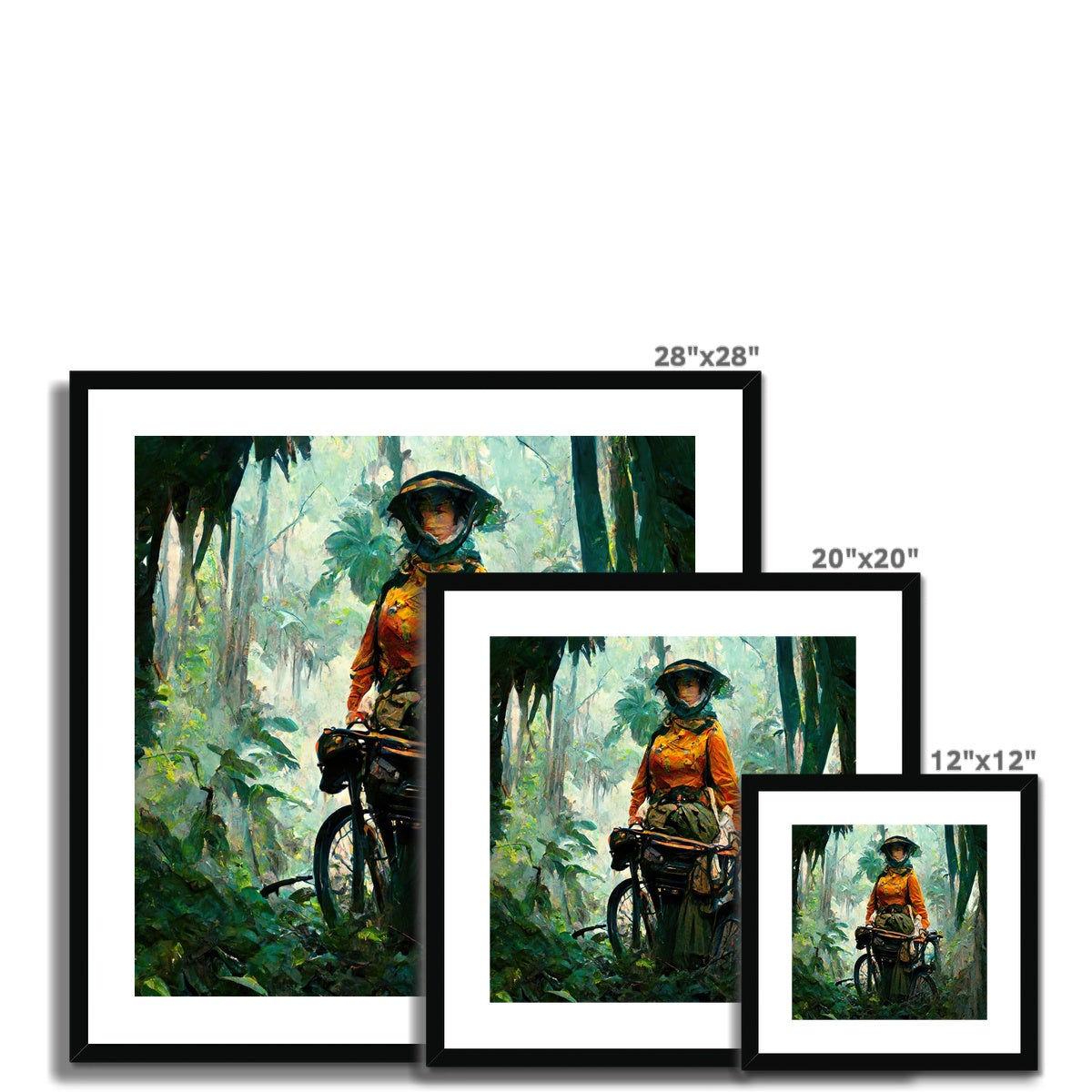 Victorian Jungle Rebel, Framed &amp; Mounted Print