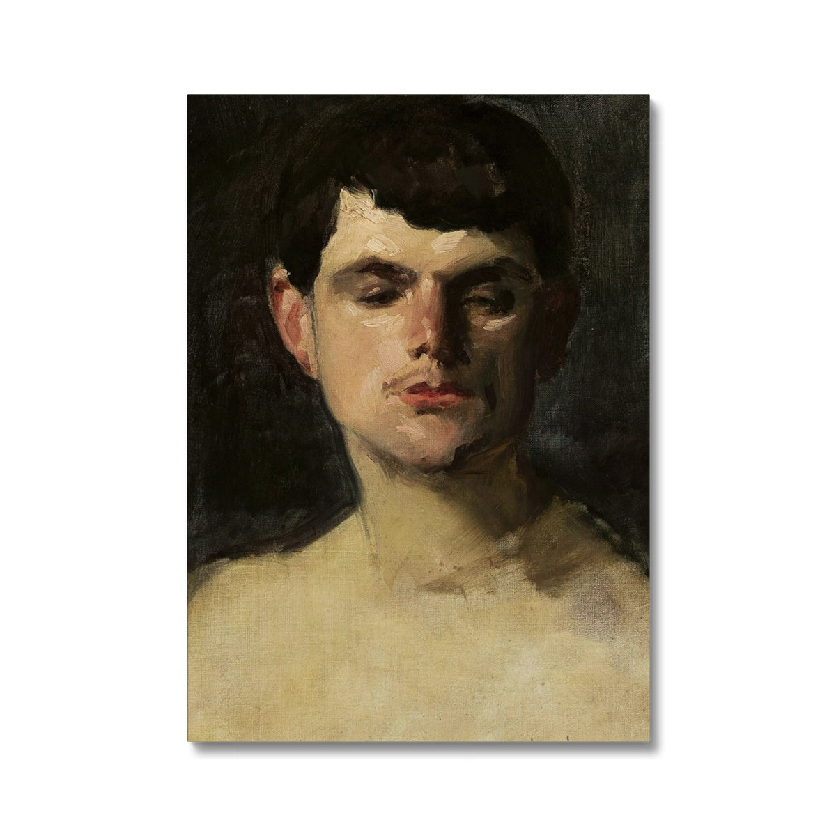 A Study Of A Head, Carolus-Duran, 1885, Canvas Ramble &amp; Roam