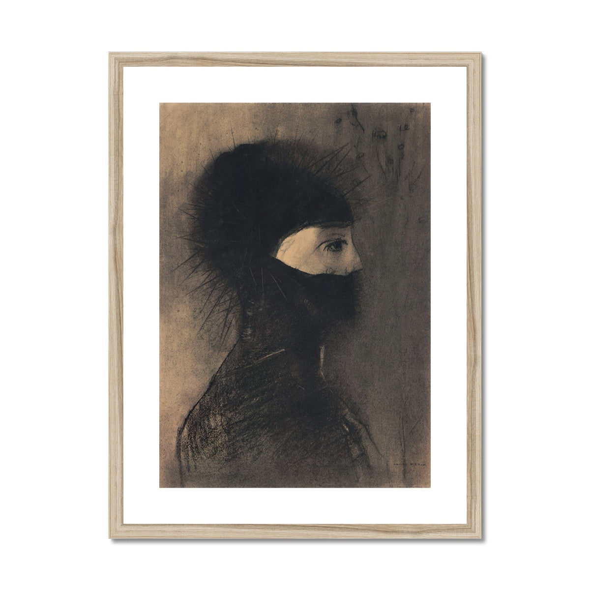 Armor, Odilon Redon, 1891 Framed &amp; Mounted Print Ramble &amp; Roam