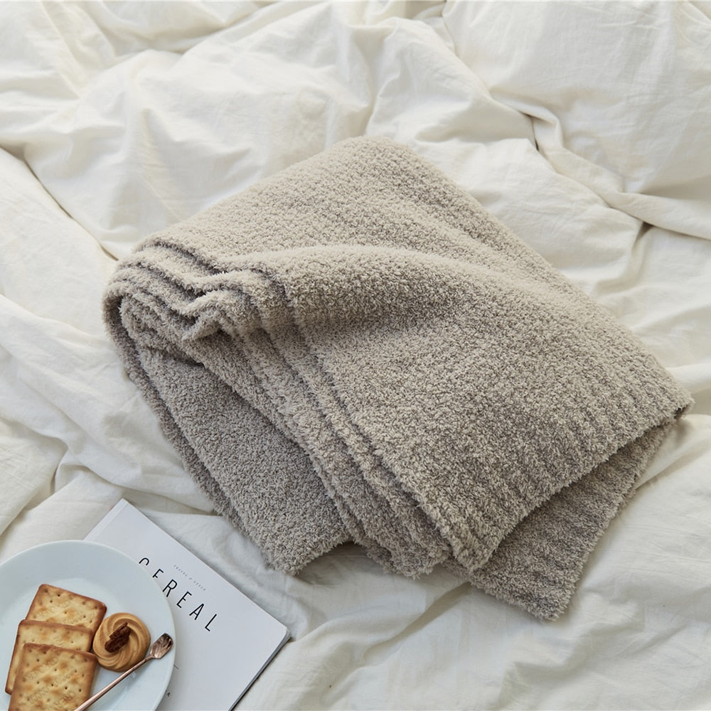 Cozy Coral-Fleece Blanket Ramble & Roam
