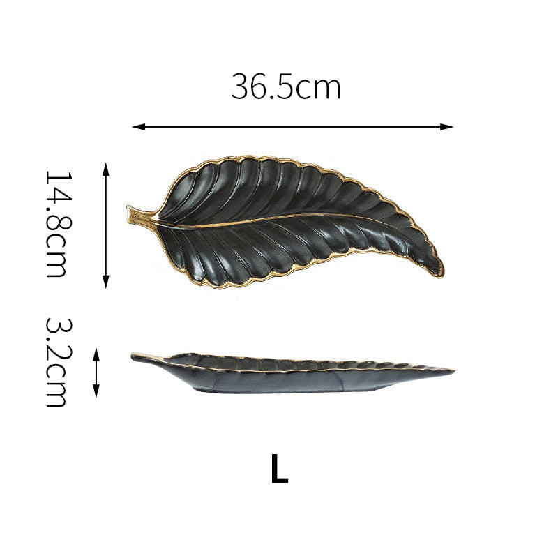 Feather or Leaf Trays, Serving or Catchall Ramble &amp; Roam