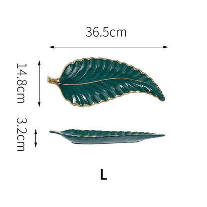 Feather or Leaf Trays, Serving or Catchall Ramble &amp; Roam