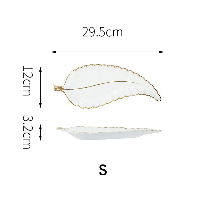 Feather or Leaf Trays, Serving or Catchall Ramble & Roam