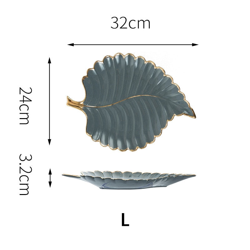 Feather or Leaf Trays, Serving or Catchall Ramble &amp; Roam