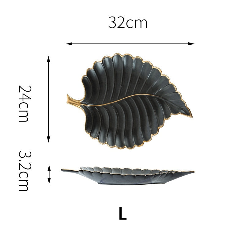 Feather or Leaf Trays, Serving or Catchall Ramble &amp; Roam