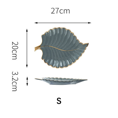 Feather or Leaf Trays, Serving or Catchall Ramble &amp; Roam