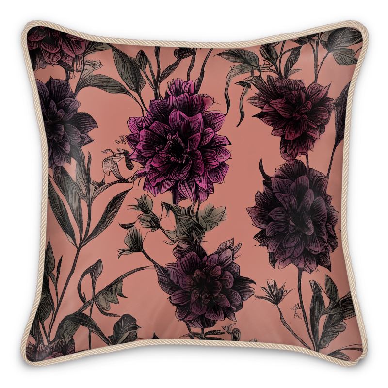 Flora Silk Pillow Ramble & Roam