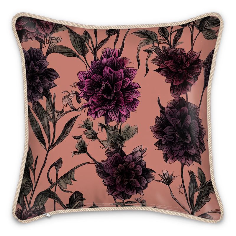 Flora Silk Pillow Ramble & Roam