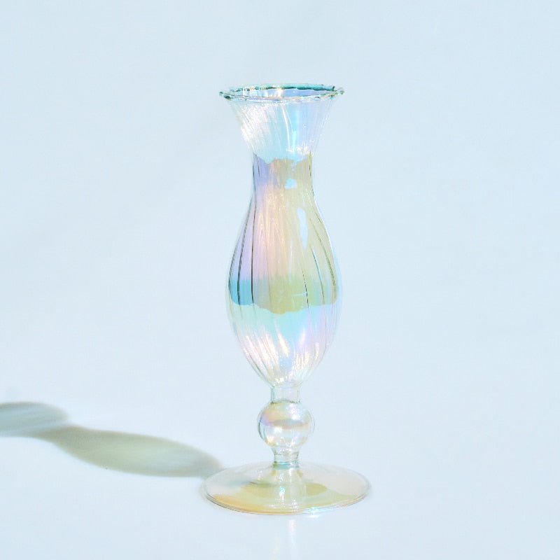 Glass candlesticks Ramble &amp; Roam