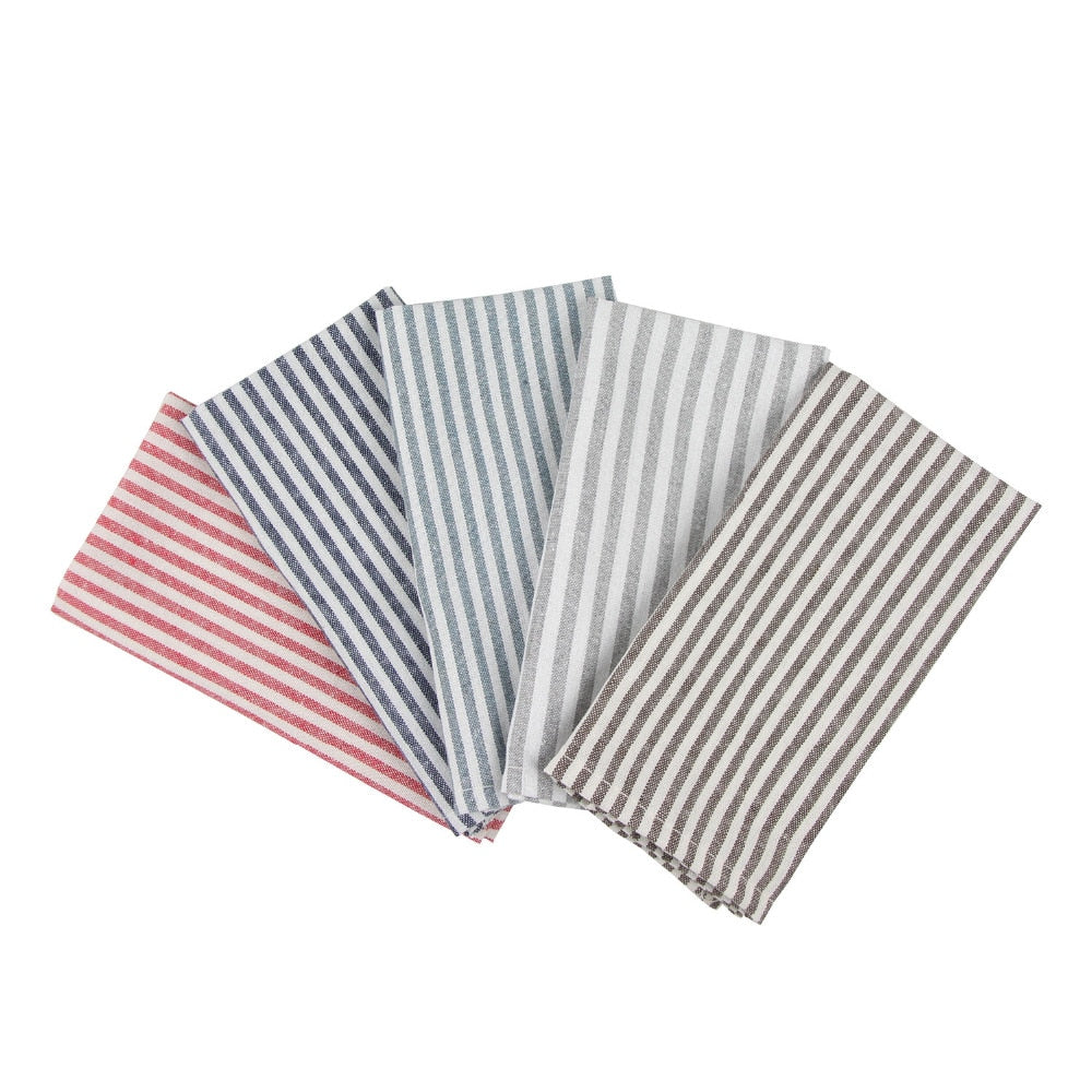 Pin Striped Linen Napkins