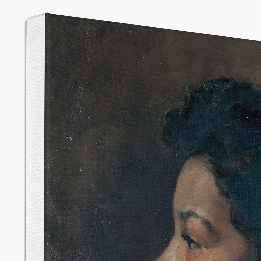 Head of a girl, Elizabeth Nourse, 1882 Canvas Ramble & Roam