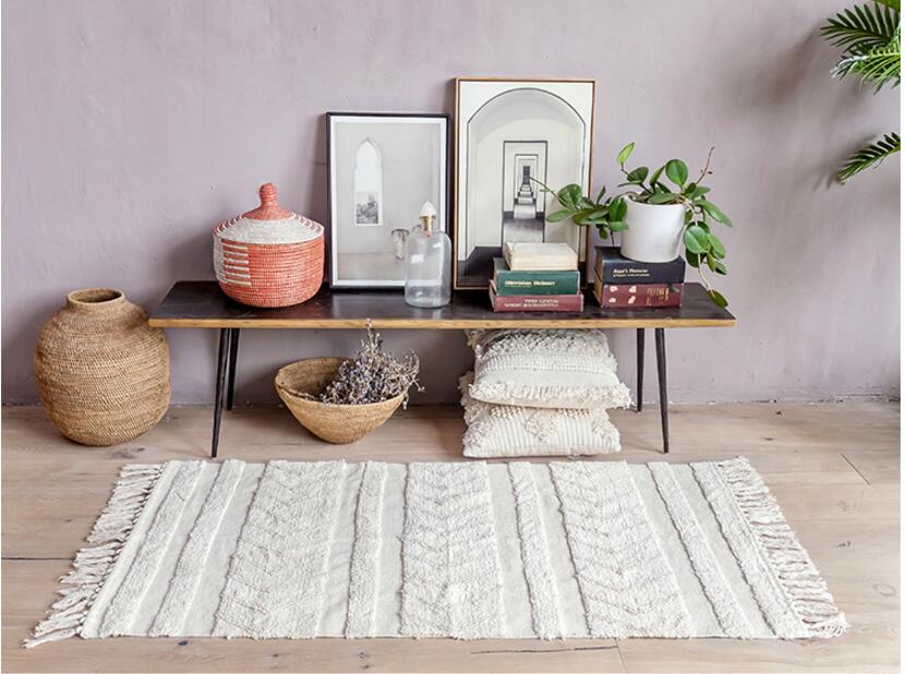 Indian Thick Soft Wool Layering Rugs, 2x3ft Ramble &amp; Roam