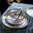 Iridescent Rainbow Glass Tableware Ramble & Roam