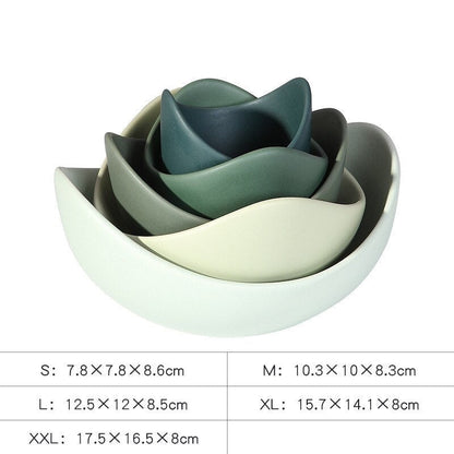 Lotus Ceramic Nesting Bowls Ramble &amp; Roam