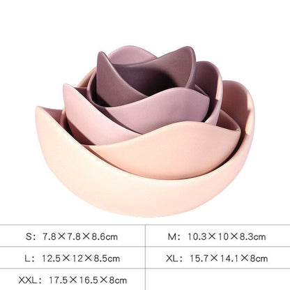 Lotus Ceramic Nesting Bowls Ramble &amp; Roam