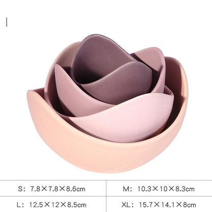 Lotus Ceramic Nesting Bowls Ramble &amp; Roam