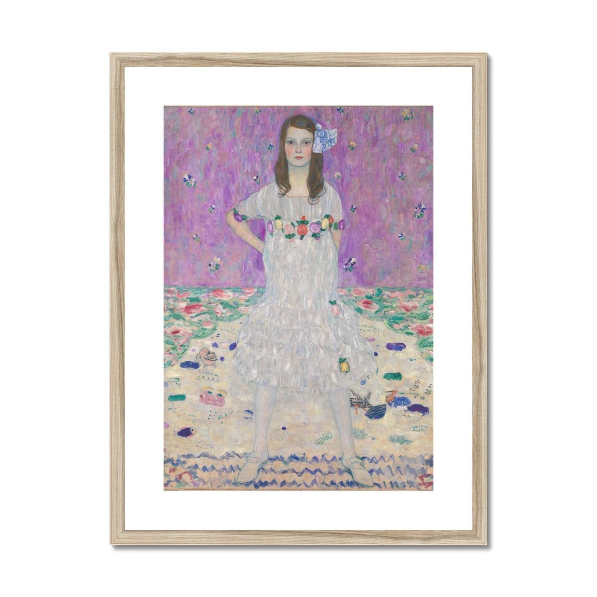 Mäda Primavesi, Gustav Klimt  Framed &amp; Mounted Print Ramble &amp; Roam