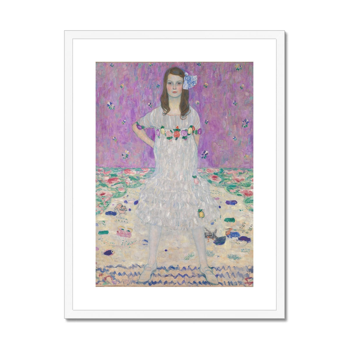 Mäda Primavesi, Gustav Klimt  Framed &amp; Mounted Print Ramble &amp; Roam