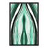 Malachite watercolor Framed Canvas Ramble & Roam