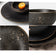 Matte Black & Gold Handmade Ceramic Dishes