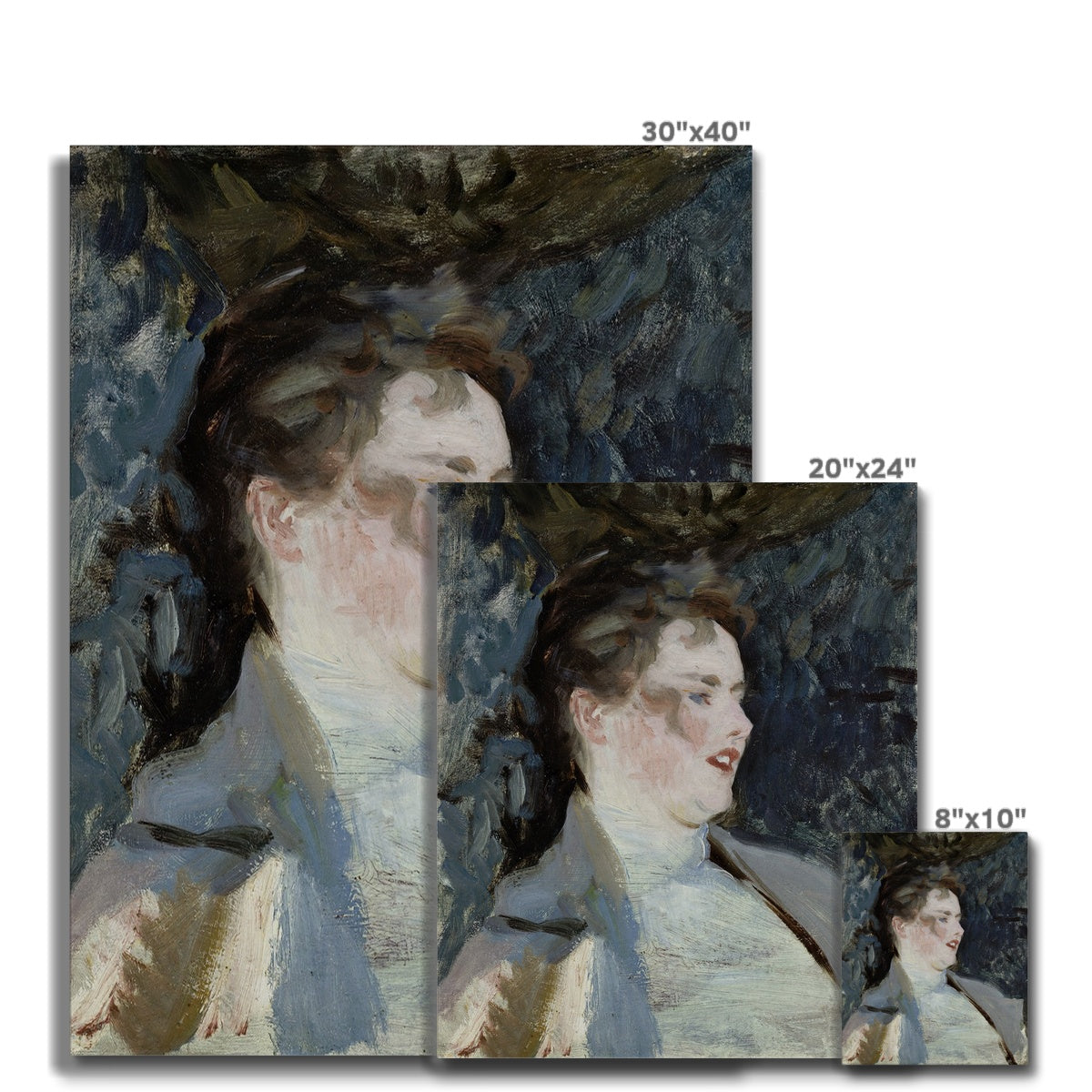 Miss Violet Sargent, John Singer Sargent, 1882, Canvas Ramble &amp; Roam