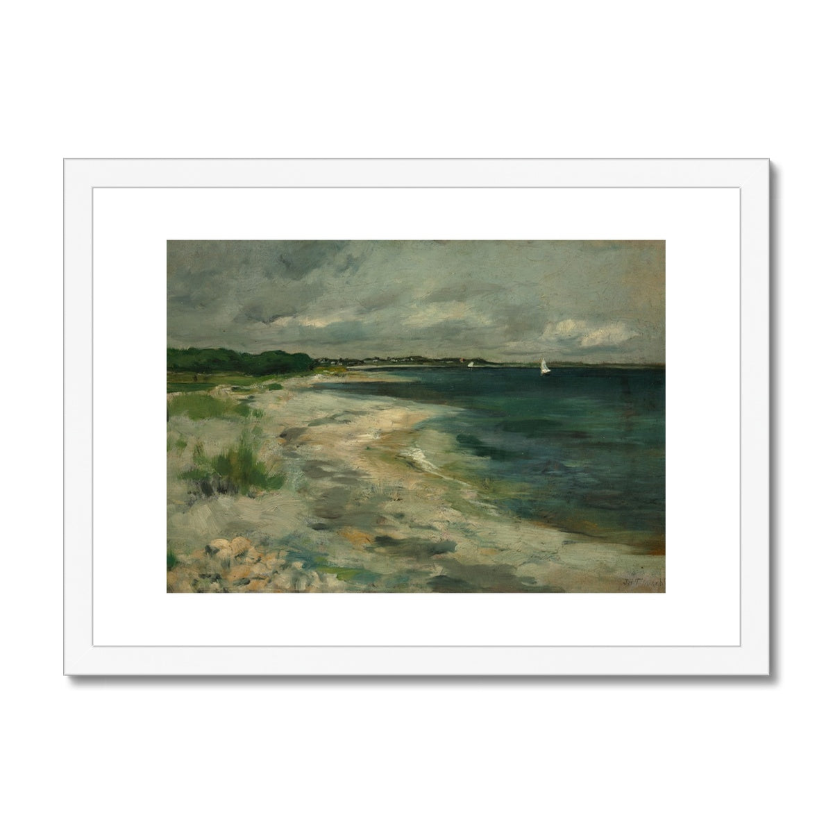 Ocean look up Framed &amp; Mounted Print Ramble &amp; Roam